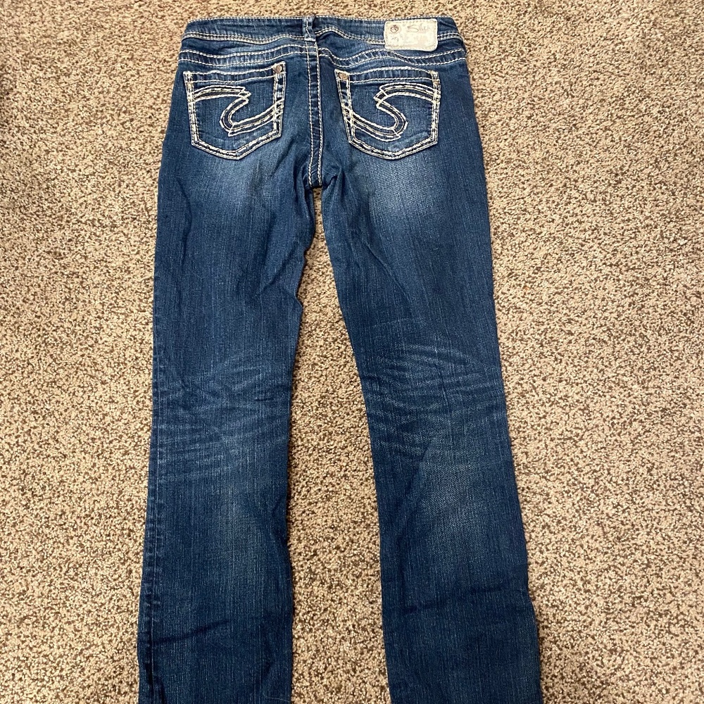 Silver jeans